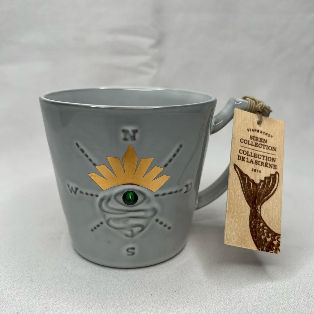 COPY - Starbucks Siren Mermaid Eye 2014 Anniversary Collection Coffee Mug Cup 1…